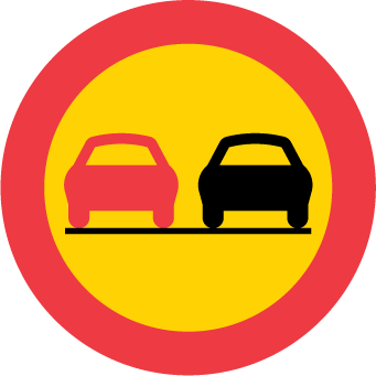 Förbud mot omkörning